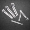 HSS Countersink Cutter Bits, 6.3mm/8.3mm/10.4mm/12.4mm/16.5mm/20.5mm 3-Flute Round Shank Countersink Cutter