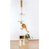 TRIXIE Santander Floor to Ceiling Cat Tower, Adjustable 96"-108" Height
