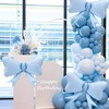 Elaliyi Large Bow Balloons 3 Pcs - Macaron Bow Theme