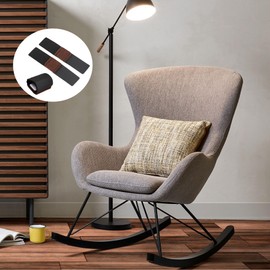 24 Pcs Sled Chair Leg Floor Protectors Felt Furniture Pads with Hook and Loop Fasteners Wrap-Around Felt Savers Non-Slip Tubular Chair Glides for Hardwood Floors No Scratches No Noise