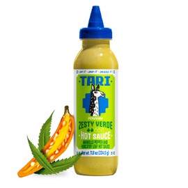 Tari Hot Sauce - Zesty Verde - Creamy, Herbal & Fresh - 11.8 oz