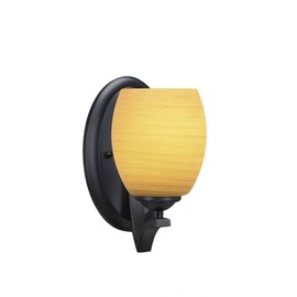 Zilo 1 Light Wall Sconce in Matte Black (551-MB-625)
