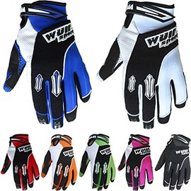Wulfsport Adult Stratos MX Motorbike Gloves Motocross Sports Off Road Racing Gloves - Orange XXL