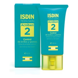 Isdin Acniben control De Brillos Y Granos Gel Crema Fac 40ml Todo Tipo De Piel