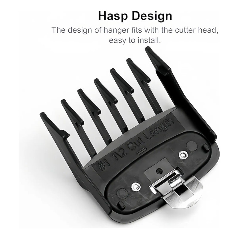Peine Gua De Negro Para Rasuradora Profesional Wahl 3pcs