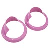 6.5in 2 Pcs Purple Car Speaker Baffle Kits Silicone Horn