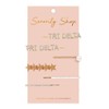 Delta Delta Delta - Sorority Hair Clips - 6/pack