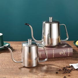 Operitacx Kettle Stainless Steel Water Pot Office Kettle Tea Pot for Coffee and Tea Lovers