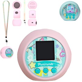 Case for Punirunes Interactive Digital Toy，Soft Skin Silicone Case ，Anti-Scratch，Full Protective Case for Punirunes Interactive Digital Toy-Pink