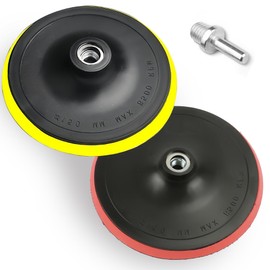 LEPEVNEY 7-Inch 180mm Hook and Loop Backing Pad M14 Drill Adapter Sanding Backing Pad Polishing Pad Disc Orbital Sander Polisher Backer Plate