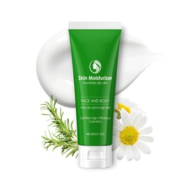 Skin Food Light Face & Body Butter, Camomile Lotion, Natural Face Moisturisers, Smooth Skin Lighting Cream Body Moisturiser for Dry Skin, Sensitive Skin, for All Skin Types, Men & Women, Organic