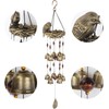 SNOKAY Bird Nest Wind Chime with 12 Wind Bells, Hanging