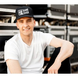 Print4U Game Over Baseball Cap Stag Night Stag Do Gift for Men Black