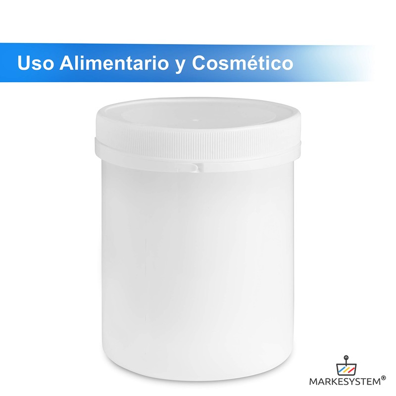 MARKESYSTEM – White Jar 1 Litre with Disc and Safety