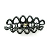 French Lace Hair Claw L NO.22562 (Black)