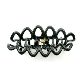 French Lace Hair Claw L NO.22562 (Black)