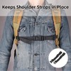 ZALAOR Adjustable Backpack Chest Strap with Buckle - 2 Pairs