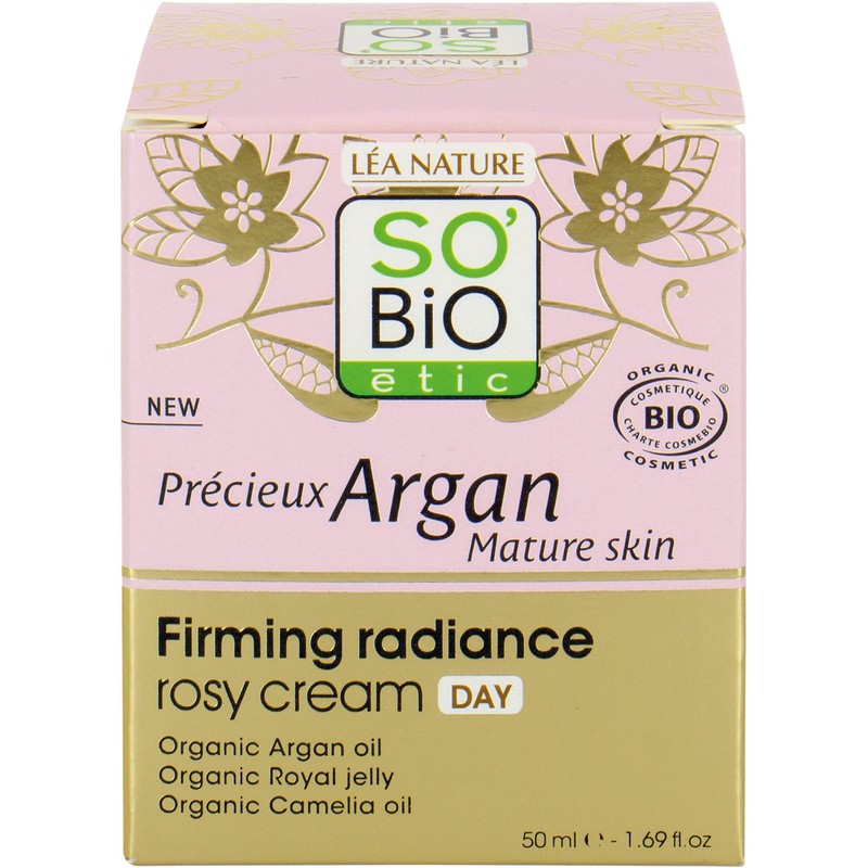 SO'BiO étic Précieux Argan Cosmos Organic Firming Radiance Rosy Day