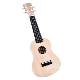 Ukulele DIY Kit 21 Inches, Soprano Ukulele Set, Children's Guitar, for Children, Adults, Beginners, Amateurs, the Child, Made of Natural Lime Wood, 53 x 17.5 x 5.5 cm