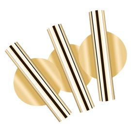 Levemolo 3pcs Wall Vase Hanging Flowerpot Vintage Iron Planter for Dried Flowers Easy Wall Mounting Rustic Home Decor for Living Room and Festival Decoration