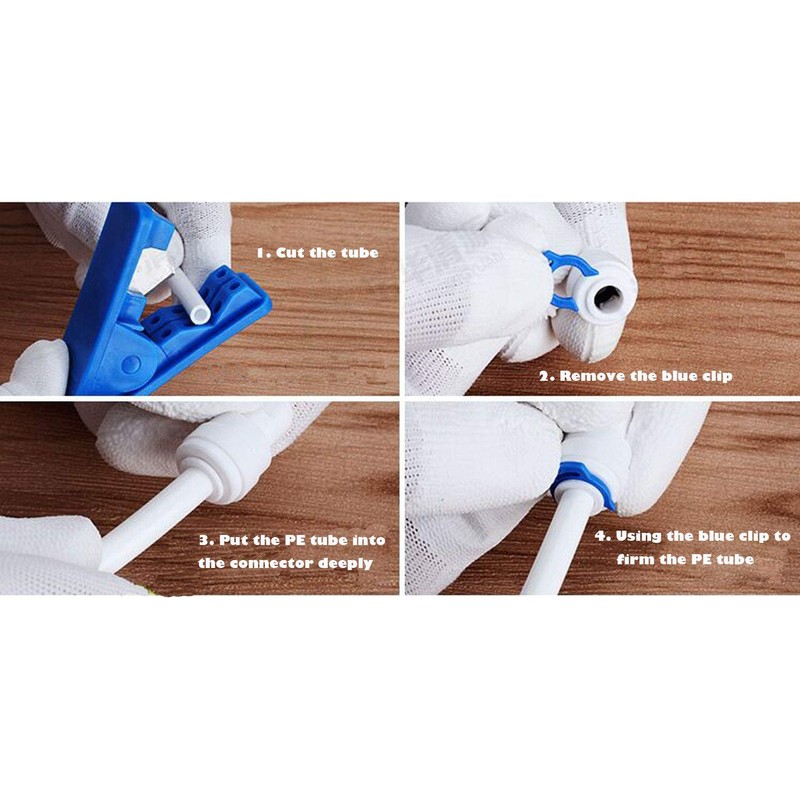 1/4" OD Quick Connect Push in to Connect Water Tube