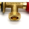 Camping gas Adaptor & 0.75m (30") Caravan Pigtail Hose For