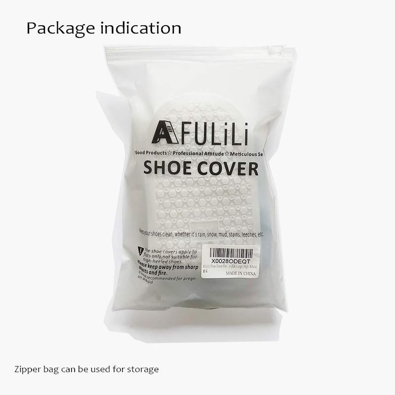 AFULILI - Fundas protectoras para zapatos de nieve y lluvia,