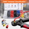 Preciva Ferrule Crimping Tool Kit with 2000PCS Wire Connectors, AWG23-7