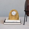 Creative Co-Op Metal Mantel Clock for Display, Antique Gold
