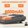 ATTACK SHARK K8 Wireless Mechanical Keyboard, 100 Keys, Hot Swappable