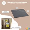 Juvale 4 Pack Magnetic Photo Frames 8.5x11 for Refrigerator, Artwork,