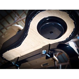 Huskey Parts Company Set of 2 Golf Cart Rear Arm Rest Cushions W/Cup Holders for EZGO Club Car