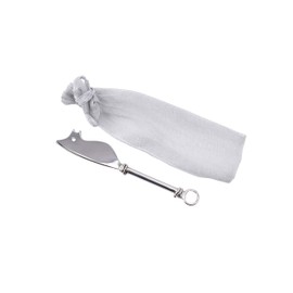 CGB Giftware | Stainless Steel Novelty Mouse Cheese Cutter and Spreader in Organza Gift Bag | GB04478