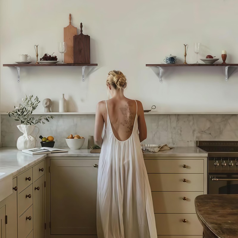 Hyznengu Shelf Brackets Heavy Duty, 4 Pack White 14 inch