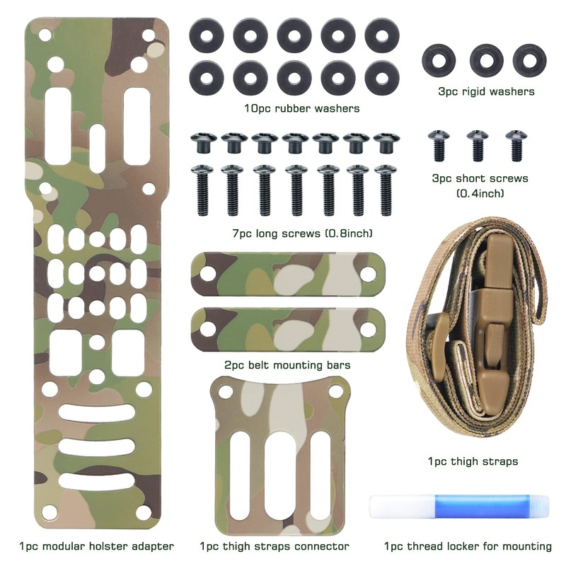 Guayma Drop Leg Holster Adapter Duty Belt Accessories for QLS