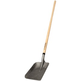 Truper 33114 Tru Pro Eastern Pattern Steel Scoop, Long Handle, 48-Inch