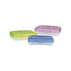Storex Pencil Case, Assorted Colors, 12-Pack