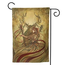 Beltane Gifts Crown Pagan Seasonal Family Welcome Double Sided Garden Flag Outdoor Funny Decorative Flags for Garden Yard Lawn Decor Party Gift Many Sizes