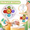 Tapvai Pack of 3 Suction Cup Toy Baby, Spinner Baby