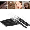 100 Piezas Microcepillo para Cejas Negro, Pp Pa612 y Acero