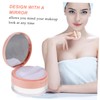 BIUDECO Cosmetic Case Soft Body Powder Puff Empty Makeup Powder
