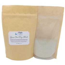 Natural Green Tea Clay Mask - Clay Face Mask Skin Care w/Green Tea & Hyaluronic Acid - Clay Mask for Face Care - Face Masks Skincare - Hydrating Face Masks - Blackhead Remover Mask - Facial Masks