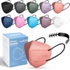 60/100 Pcs KN95 Face Mask for Adults,5 Layer Cup Dust