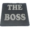 Laser Amore Funny Slate Coaster Set for Couples - 'The