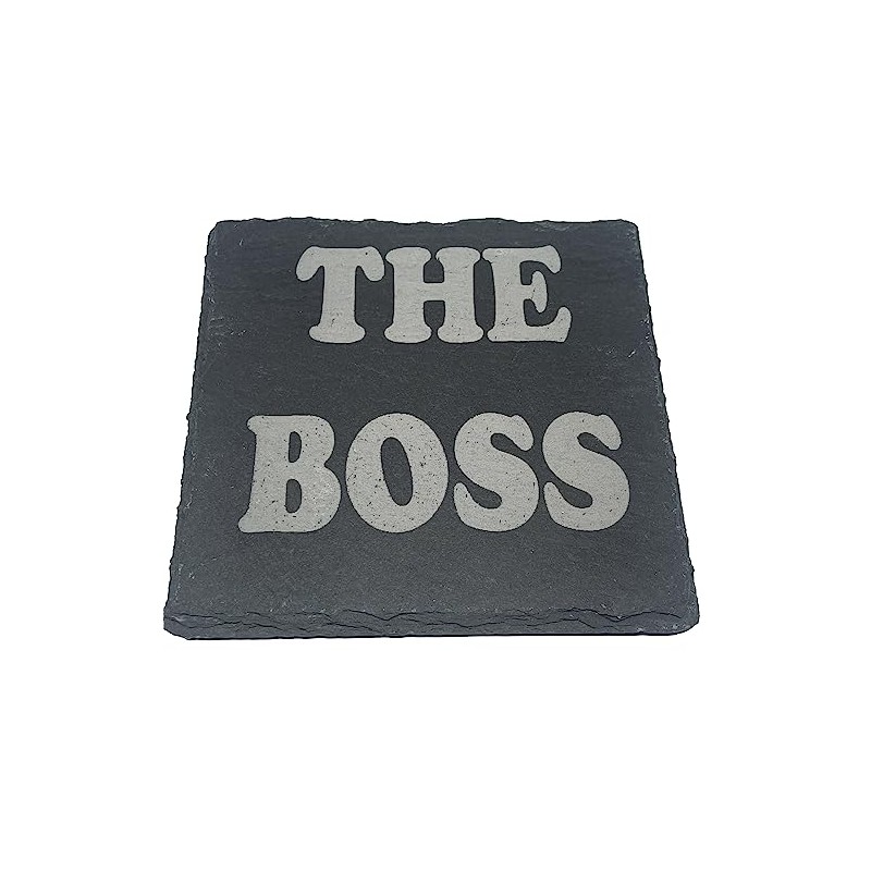 Laser Amore Funny Slate Coaster Set for Couples - 'The