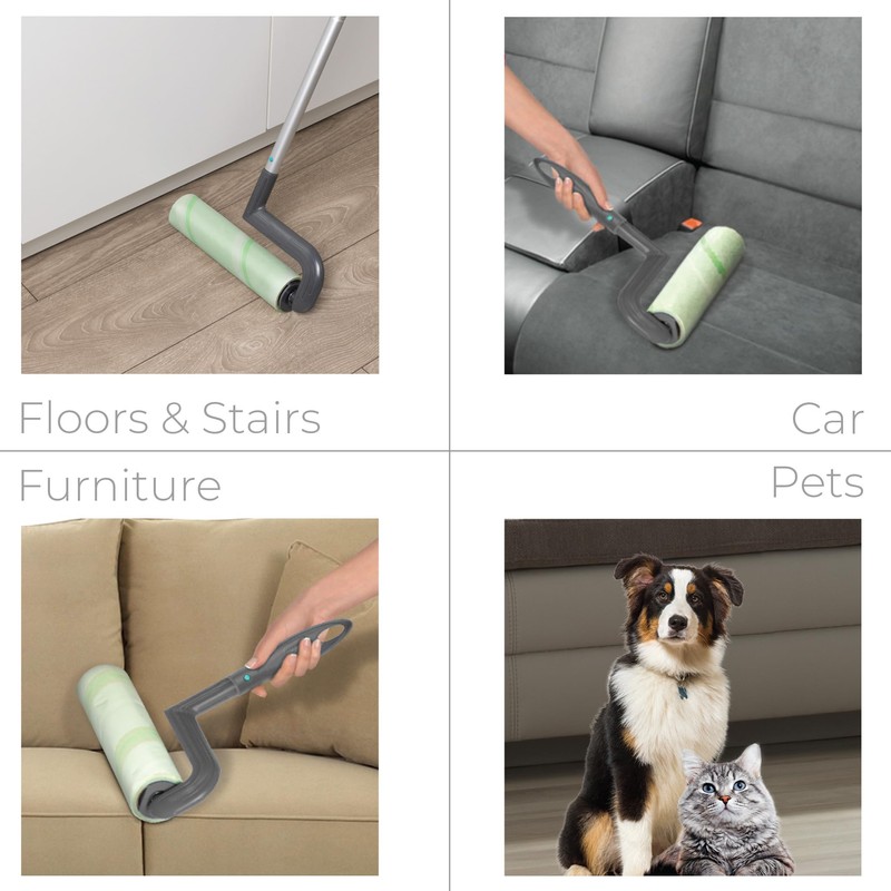 Smart Design Mega Floor Lint Roller Refill - Set of