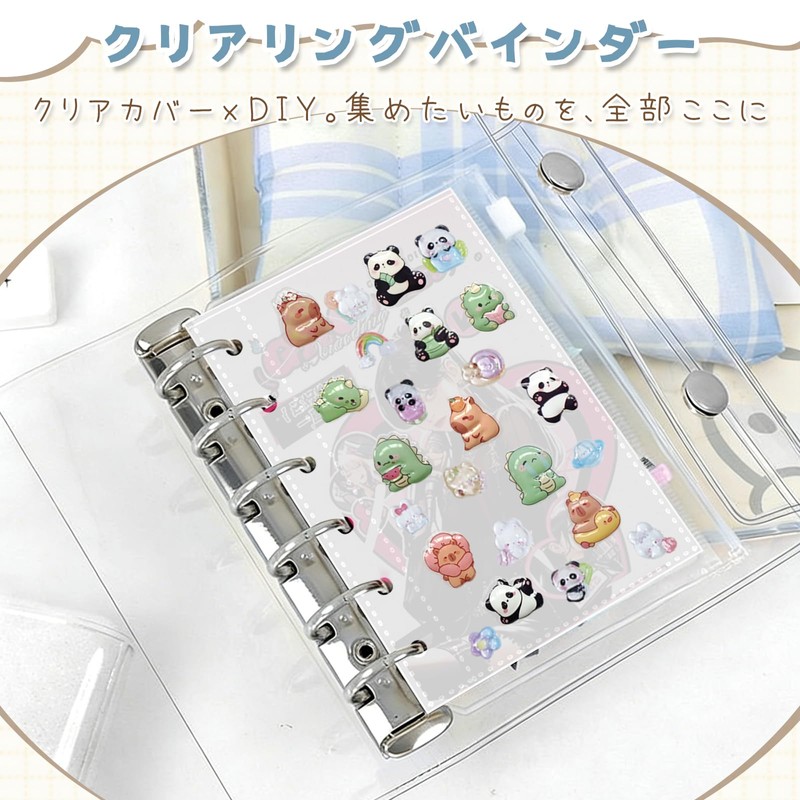 Charming Club Compatible with M5/A7/A6 Transparent Plastic Seal Book Binder