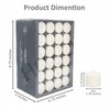 Hosley Unscented White Votive Candles, 72-Pack – Clean-Burning, Long-Lasting 10-12