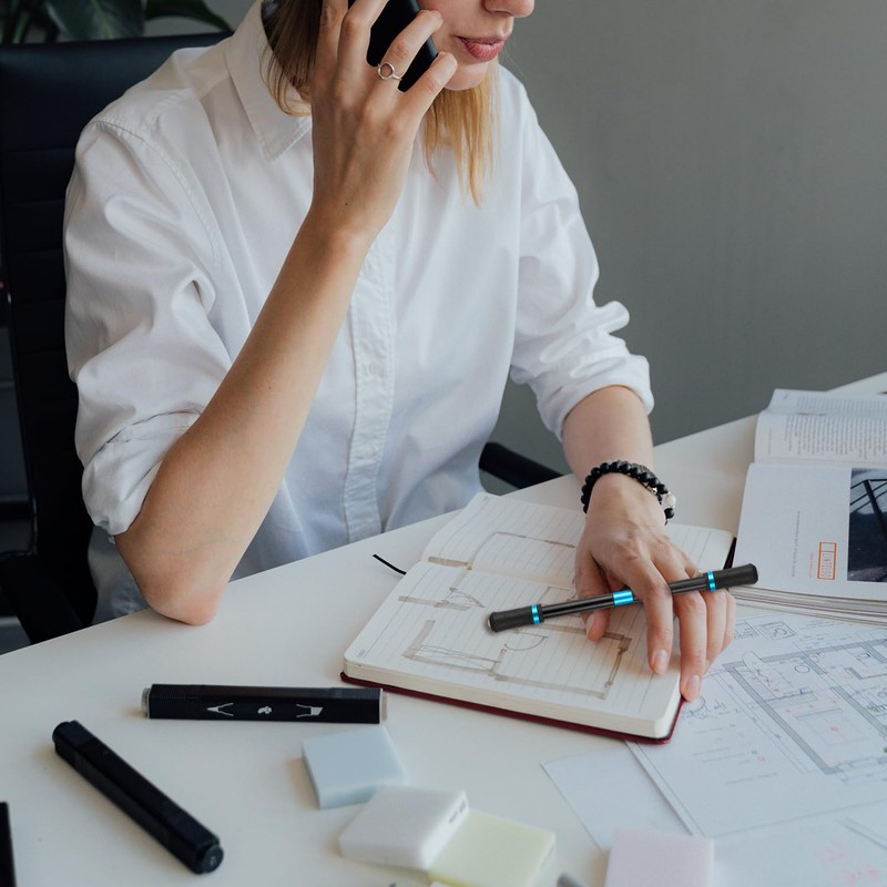 Rumyve 2pcs Finger Pen Spin,Spin Ballpoint Pen Pressure Relief and