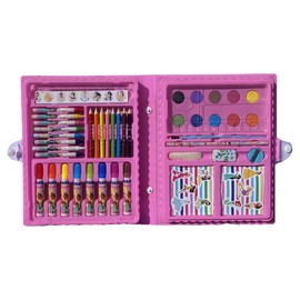 52 Pieces Children's Colour Box Drawing Set Watercolour Marker Pens Crayons Gift Idea (Princesses)